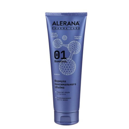 Alerana Pharma Care hair shampoo, maximum volume formula, 260 ml