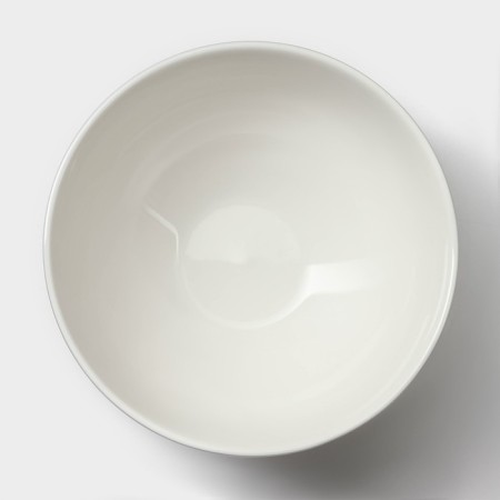 Porcelain salad Magistro la Perle, 600 ml, D = 15 cm, white color-2