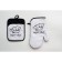 Kitchen CHEF: take, mittens, towel 38x63 cm, black color black