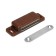 Magnet furniture tundra M003BR, 72x13 mm, large, brown color, 1 pc.