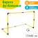 Gate football "Fun football" with a net, ball, color mix