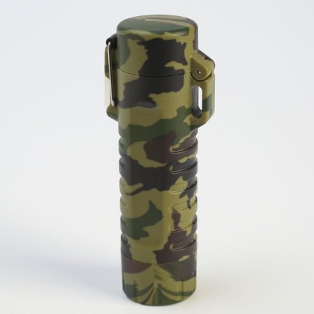 Electronic double -skinned lighter, moisture protection, with a flashlight-6