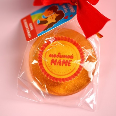Леденец с печатью, на ленте «Маме», вкус: пломбир, 25 г-4