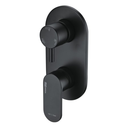 Shower mixer Wasserkraft Elbe 7471, single -leaf, without watering can, without spout, black