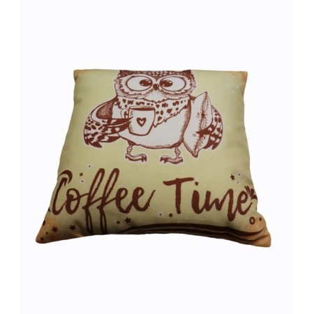 Decorative pillow on the sofa "Owls", size 40x40 cm-1