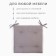 Sidushka Ethel "ECO", Gray color, 42x42 cm, 70% HL, 30% flax, 190 g/m2