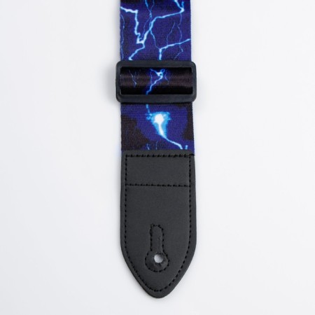 Belt for guitar, lightning, length 60-117 cm, width 5 cm-3