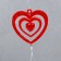 Wind Music Plastic "Heart" mix 4 tubes 10*1 cm 2 figures h = 52 cm