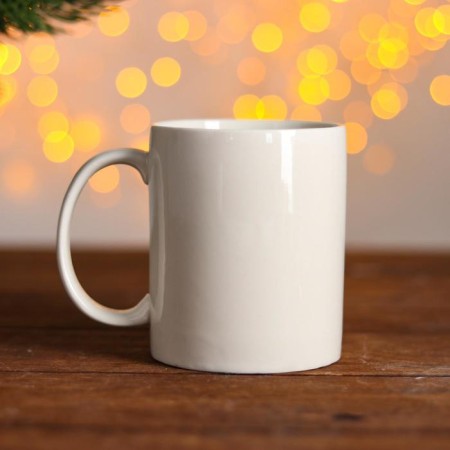 Set of mug for coloring "Gift bag" paint 6 cv 2 ml, brush-2