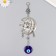 Suspension from the evil eye "Sun and month" + 3 pendants 25 cm