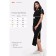 Female dress, size 46, black color