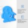 Cold battery "Master K", 100 ml, 13 x 12 x 1 cm, blue, set 3 pcs