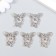Decor for creativity Metal "Two butterflies" 2.5x2.8 cm
