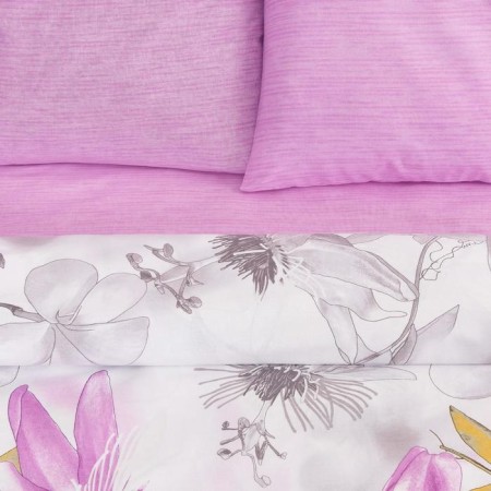 Bed linen 2 joint venture. "Vasilisa" lilac smoke 175x215 cm, 200x215 cm, 70x70 cm - 2 pcs.-1