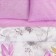 Bed linen 2 joint venture. "Vasilisa" lilac smoke 175x215 cm, 200x215 cm, 70x70 cm - 2 pcs.