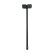 Krukhok holder for storing heavy objects, 12 cm, wall, black