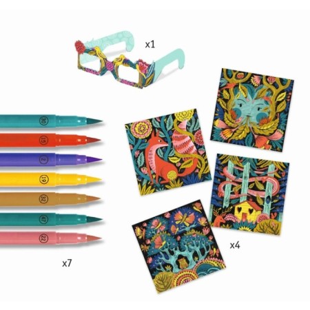 Djeco painting set "Hide and Hide-1