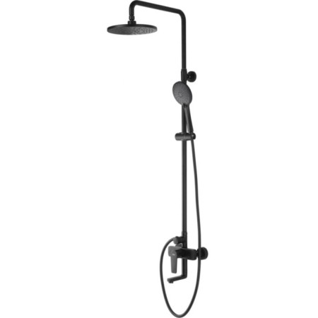The shower system D&K Bayern fürth DA1523705B18, tropical shower, shower set, black