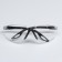 Open protective glasses transparent
