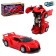 Inertial “sports car” robot, transforms in a collision, mixing color