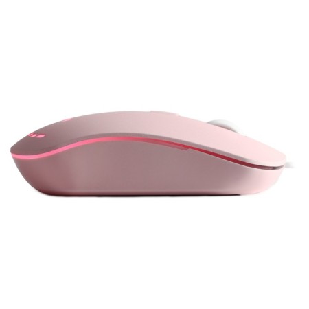 Mouse Smartbuy 288, game, wired, optical, soundless, backlight, 2400 dpi, USB, pink-4