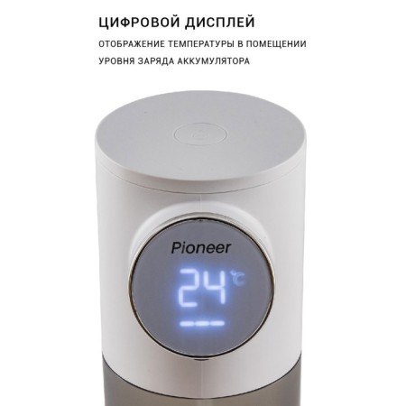 The dispenser Pioneer SD-1000, for soap, sensory, white-2