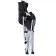Folding chair with hard armrests, 67/60 x 55 x 48/97 cm, black/gray color