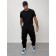 Cargo jeans male, size 48, black color