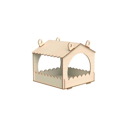 Wooden designer "Bird feeder"