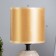Table lamp "Diana" E27 40W gray-gold 13x13x27.5 cm