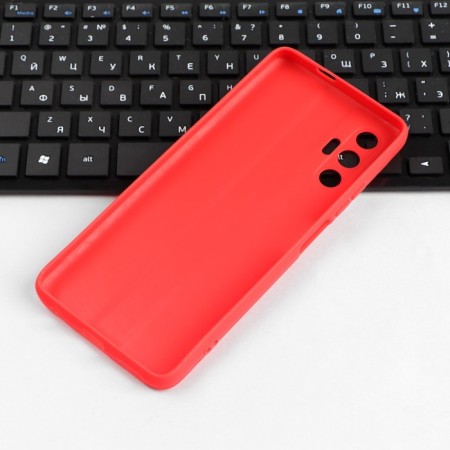 Red Line Ultimate cover for Tecno Pova 3, Silicone, Red-2
