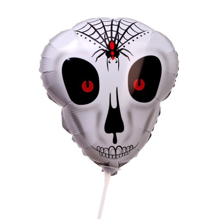 Foil ball 14 "Skull with a spider"