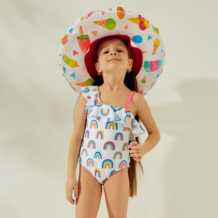 Baby suit children's kaftan "Rainbow" Growth 110-116 (32)-3