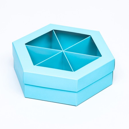 Blue Menzhitsa, 18.5 x 18.5 x 5.5 cm-1