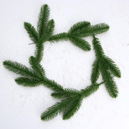 Decor "spruce spray", set of 5 pcs., Size 1 pc. - 27 × 9.5 × 3 cm