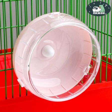 Wheel for rodents are quiet, 14 cm, pink