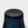 Low glass glass "Shetland sculpture", 300 ml, blue color