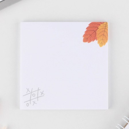 Paper block for recording with torn sheets “Class teacher”, 50 sheets, 7.5 cm x 7.5 cm.-1
