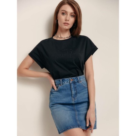Female T -shirt, size XS, black color