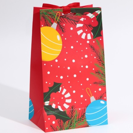 Gift package with the tape "I hurry to you", 13 x 23 x 7 cm, New Year-2