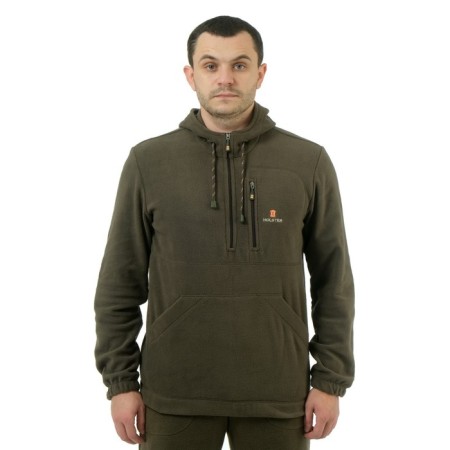 Fleet jacket "haircut" knitwear on fleece, Melange-Oliva, p. 46, 170-176