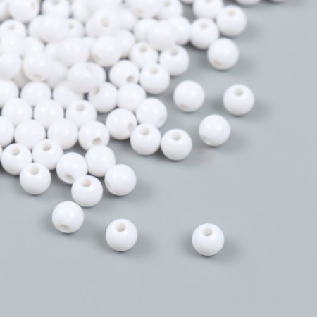 Beads Plastic "Dancing Cloud" Gloss Set 25 grams d = 0.6 cm