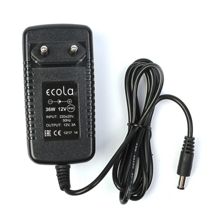 ECOLA power supply for 12 V LED tape, 36 W, IP20-1