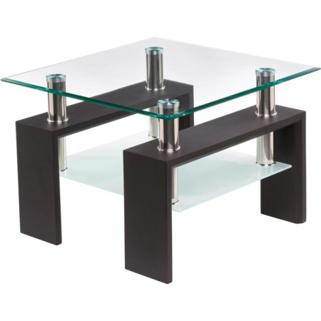 Comflowed table ST-052 chipboard/metal, wenge 60x60x45 cm