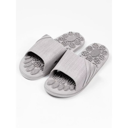 Slippers with a massage effect, open nose, size 42-43, color gray color-6