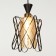 Lamp Bayerlux 2746/1 E27 40W Black 15x15x31-131 cm