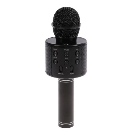 Microphone for karaoke Luazon LZZ-56, WS-858, 1800 mAh, black-2