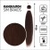 SIM-BRAIDS Kanecalon is monophonic, corrugated, 65 cm, 90 grams, dark-brown color (#8)
