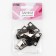 Galanterery runner for lightning "Spiral", No. 5, 10 pcs, color black nickel