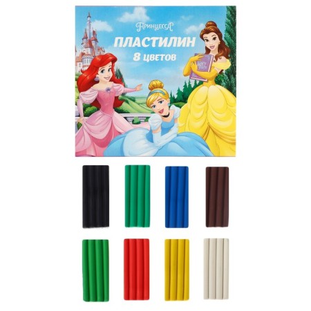 Plasticine 8 colors 120 g "Princess"-6